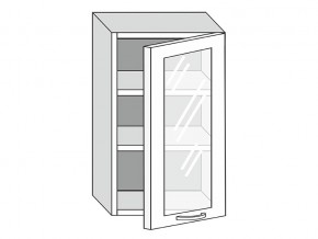 19.50.3 Шкаф настенный (h=913) на 500мм с 1-ой стекл. дверцей в Миньяре - minyar.магазин96.com | фото