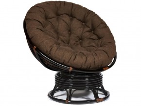 Кресло-качалка Papasan w 23/01 B с подушкой Antique brown, ткань Коричневый в Миньяре - minyar.магазин96.com | фото