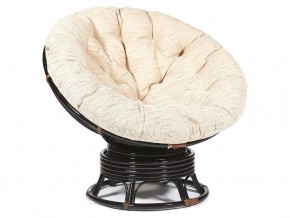 Кресло-качалка Papasan w 23/01 B с подушкой Antique brown, ткань Старт в Миньяре - minyar.магазин96.com | фото