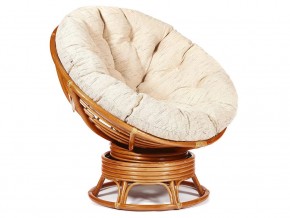 Кресло-качалка Papasan w 23/01 B с подушкой Cognac, ткань Старт в Миньяре - minyar.магазин96.com | фото