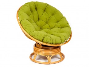 Кресло-качалка Papasan w 23/01 B с подушкой Honey, флок Олива в Миньяре - minyar.магазин96.com | фото