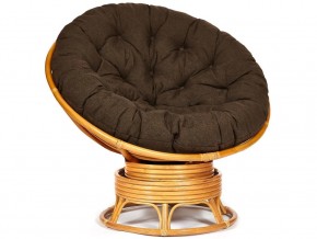 Кресло-качалка Papasan w 23/01 B с подушкой Honey, ткань Коричневый в Миньяре - minyar.магазин96.com | фото