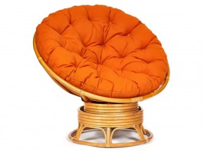 Кресло-качалка Papasan w 23/01 B с подушкой Honey, ткань Оранжевый в Миньяре - minyar.магазин96.com | фото