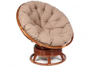 Кресло-качалка Papasan w 23/01 B с подушкой Pecan, экошерсть Коричневый в Миньяре - minyar.магазин96.com | фото