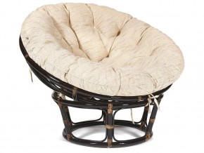 Кресло Papasan 23/01 W с подушкой Antique brown, ткань Старт в Миньяре - minyar.магазин96.com | фото