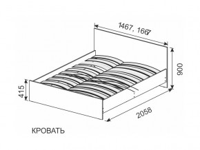 Кровать 1600х2000 ортопедическое основание в Миньяре - minyar.магазин96.com | фото