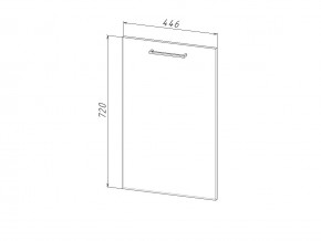 П 45 Комплект для посудомоечной машины 450 мм (цоколь + фасад) ЛДСП в Миньяре - minyar.магазин96.com | фото