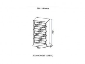 ВМ-10 Комод в Миньяре - minyar.магазин96.com | фото